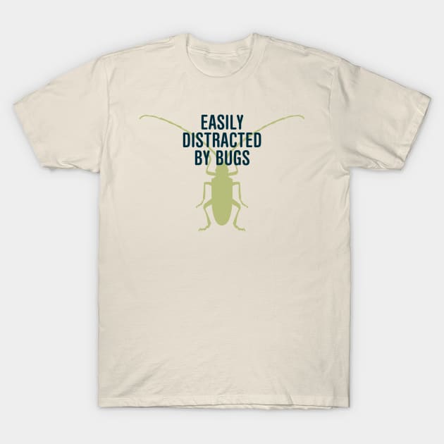 Distracted By Bugs T-Shirt by oddmatter